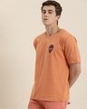 Shop Men's Orange Graphic Printed Oversized T-shirt-Design