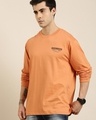 Shop Men's Orange Head Legend Graphic Printed Oversized T-shirt-Design