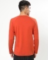 Shop Men's Orange Henley T-shirt-Design