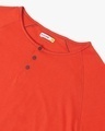 Shop Men's Orange Henley T-shirt