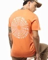 Shop Men's Orange Limited Edition Graphic Printed T-shirt-Front