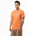 Shop Men's Orange Limited Edition Graphic Printed T-shirt-Design