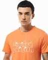 Shop Men's Orange Limited Edition Graphic Printed T-shirt