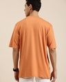 Shop Men's Orange Los Angeles Typography Oversized T-shirt-Design