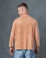 Shop Men's Orange Oversized Acid Wash T-shirt-Full