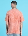 Shop Men's Orange Oversized Acid Wash T-shirt