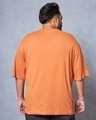 Shop Men's Orange Oversized Plus Size T-shirt-Design