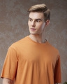 Shop Men's Orange Oversized T-shirt
