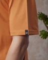 Shop Men's Orange Oversized T-shirt