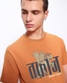 Shop Men's Orange Too Fan Graphic Printed T-shirt