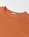 Shop Men's Orange Pixel Rick & Morty Graphic Printed Oversized T-shirt