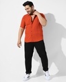 Shop Men's Orange Plus Size Shirt-Design