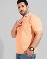 Shop Men's Orange Plus Size T-shirt-Full