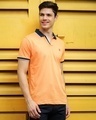 Shop Men's Orange Polo T-shirt-Design