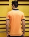 Shop Men's Orange Polo T-shirt-Full