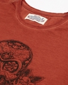 Shop Men's Orange Graphic Printed T-shirt
