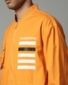 Shop Men's Orange Printed Oversized Jacket