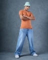 Shop Men's Orange T-shirt-Full