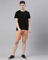 Shop Men's Orange Slim Fit Cotton Shorts