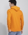 Shop Men's Orange Slim Fit Hooded Sweatshirt-Design