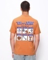 Shop Men's Orange T&J Graphic Printed T-shirt-Design