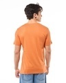 Shop Men's Orange Travel Stamp Graphic Printed T-shirt-Design