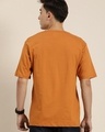 Shop Men's Orange Typography Oversized T-shirt-Design