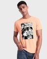 Shop Men's Orange Genjutsu Graphic Printed T-shirt-Front