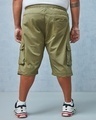 Shop Men's Green Plus Size Cargo Shorts-Design