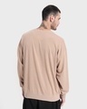 Shop Men's Brown Oversized Sweatshirt-Design