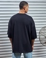 Shop Men's Black Oversized T-shirt-Design