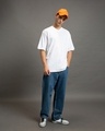 Shop Men's White Oversized T-shirt