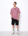 Shop Men's Purple Oversized T-shirt