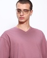 Shop Men's Purple Oversized T-shirt