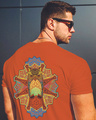 Shop Men's Owl Backprint Premium Cotton T-shirt-Front