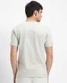 Shop Men's Oyester Mushroom Grey Karma Recycle Graphic Printed T-shirt-Design