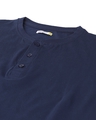 Shop Men's Pageant Blue Full Sleeve Henley T-shirt