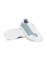 Shop Men's Pastel Blue & White Color Block Low-Top Sneakers-Design