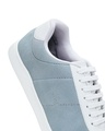 Shop Men's Pastel Blue & White Color Block Low-Top Sneakers