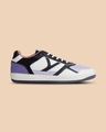 Shop Men's Pastel Lavender & White Colorblock Sneakers-Design
