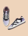 Shop Men's Pastel Lavender & White Colorblock Sneakers