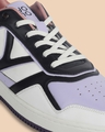 Shop Men's Pastel Lavender & White Colorblock Sneakers
