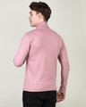Shop Men's Pastel Pink Slim Fit T-shirt-Full