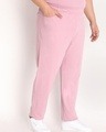 Shop Men's Pastel Pink Plus Size Track Pants-Design