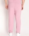 Shop Men's Pastel Pink Plus Size Track Pants-Full