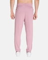 Shop Men's Pastel Pink Track Pants-Full