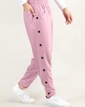 Shop Men's Pastel Pink Track Pants-Design