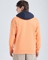 Shop Men's Peach Cobbler & Navy Blue Oversized Hoodies-Full