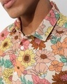 Shop Men's Peach All Over Floral Printed Shirt