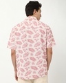 Shop Men's Soft Peach All Over Printed Oversized Shirt-Design